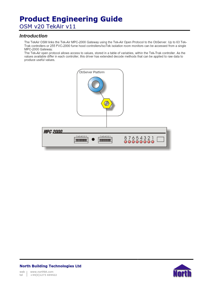 Preview thumbnail of page 1 of the TekAir Engineering Guide PDF document.